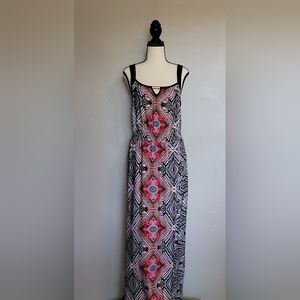 Women's like new size MED sleeveless maxi dress